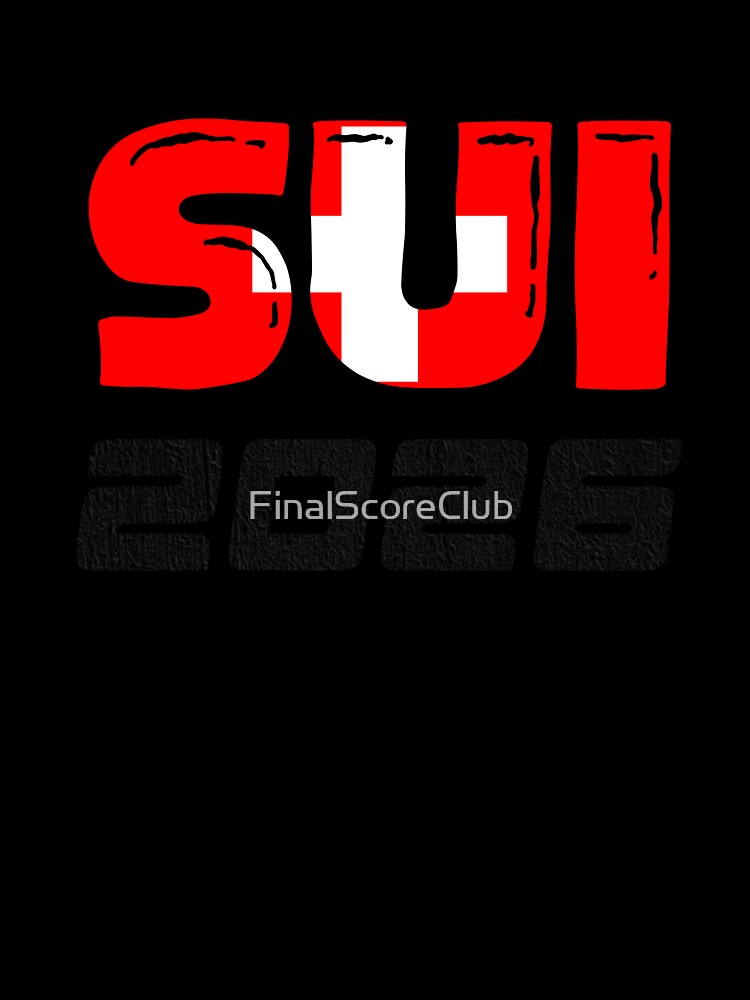 Switzerland SUI 2026 Design by FinalScoreClub