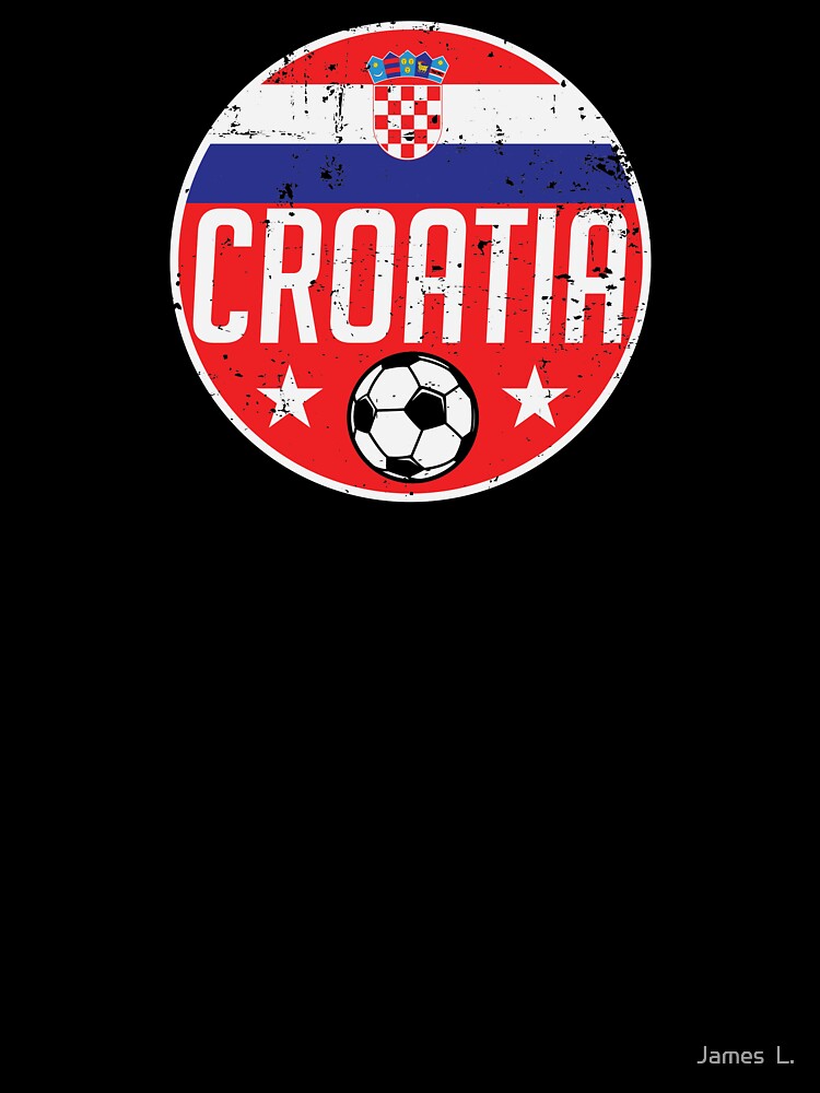 Croatia Soccer Supporter Player Flag Pride Jersey Design by James  L.