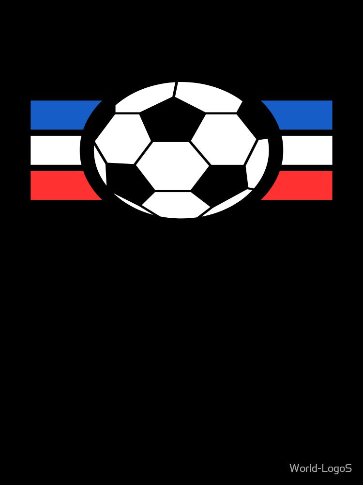 France Football gift - tricolor flag ball by World-LogoS
