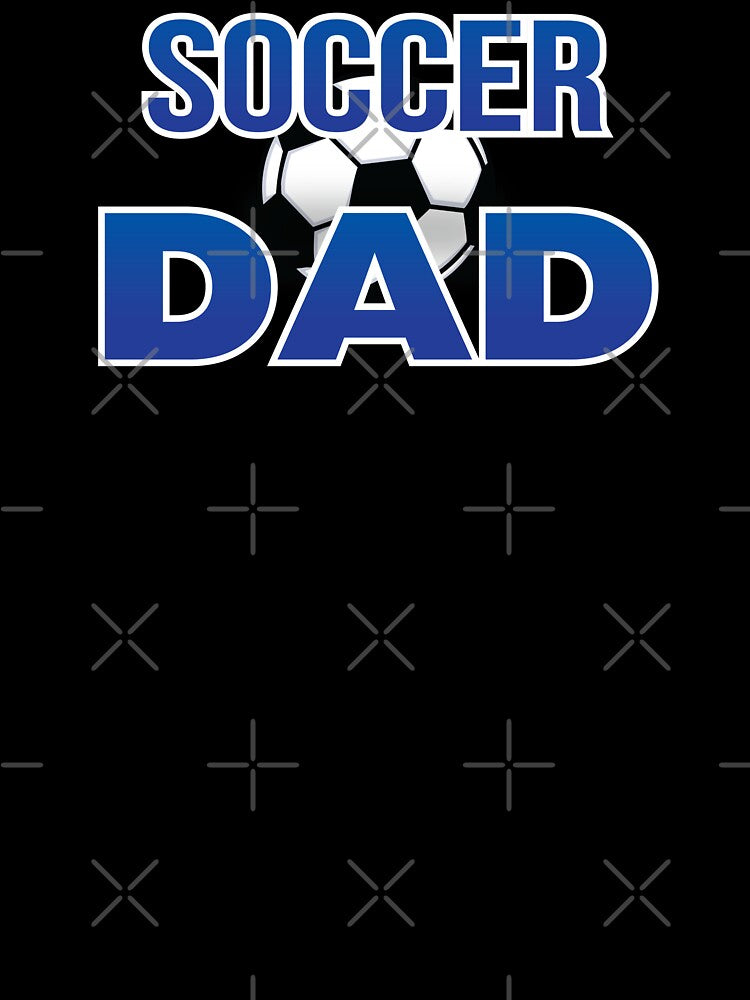 'Soccer Dad' (White) by The Button Gal