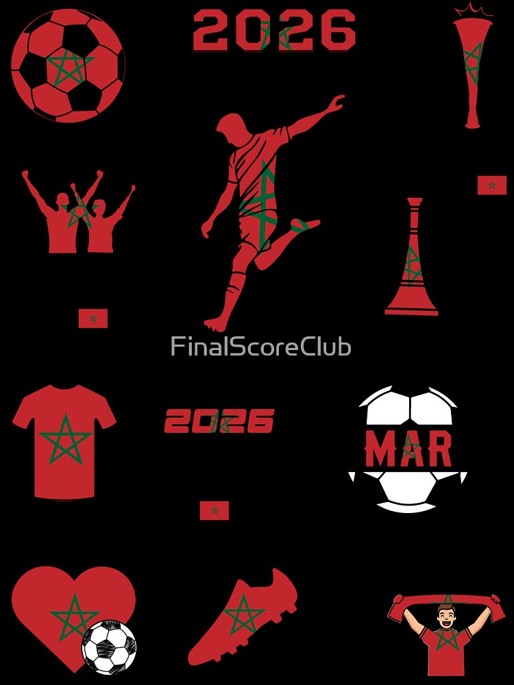 Morocco 2026 Soccer Collection by FinalScoreClub