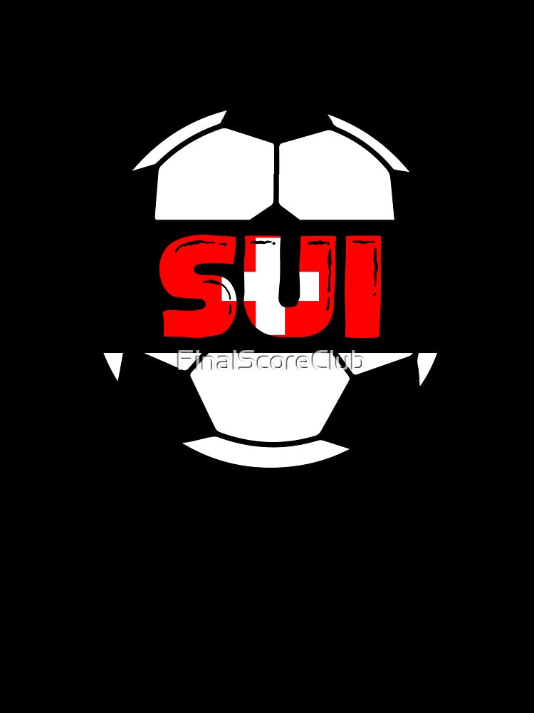 Switzerland Soccer SUI Design by FinalScoreClub