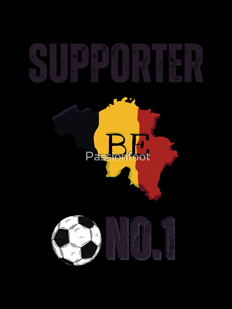 Belgian football team, fan of the Red Devils, number one supporter - football passion by Passionfoot