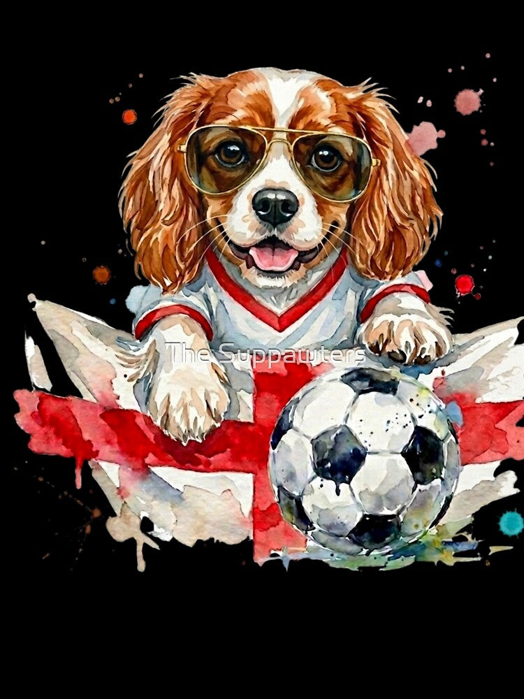 Cavalier King Charles spaniel World Cup England Suppawter by The Suppawters