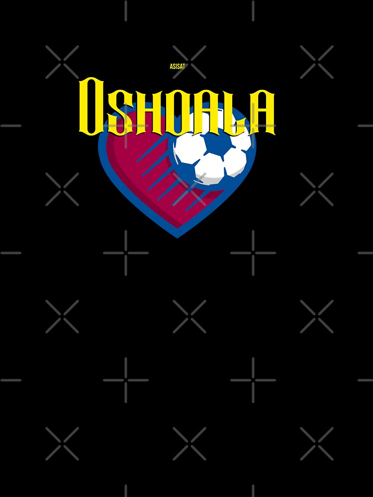 Asisat Oshoala Love Football -Typographic Fan Art Design by FCBarcelonaKQ