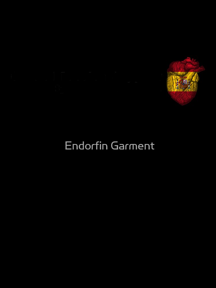 Spain Fan Shirt "Passion & Heart" by Endorfin Garment