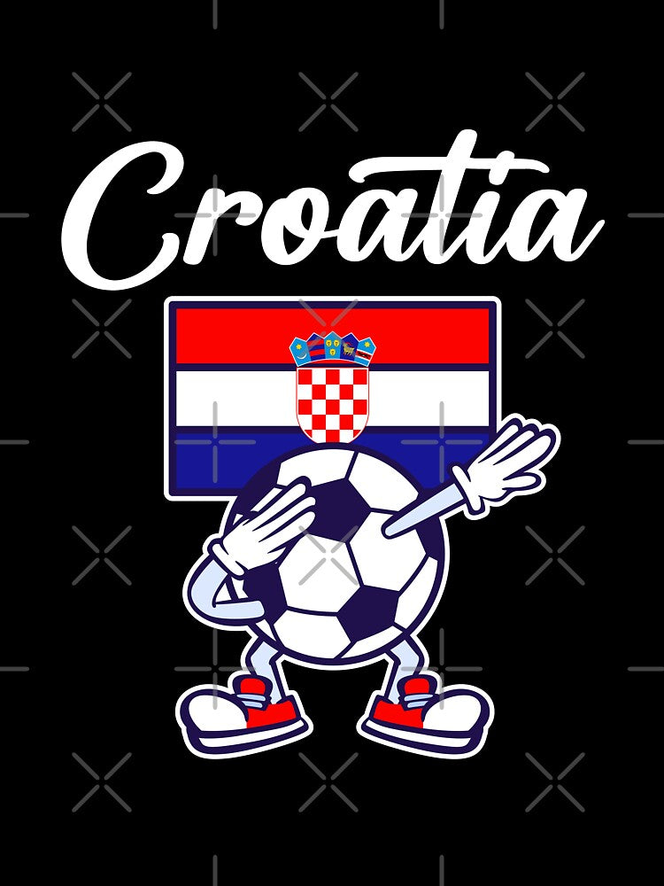 CROATIA - Dabbing Football Soccer Ball - CROATIA by Darling DeDe