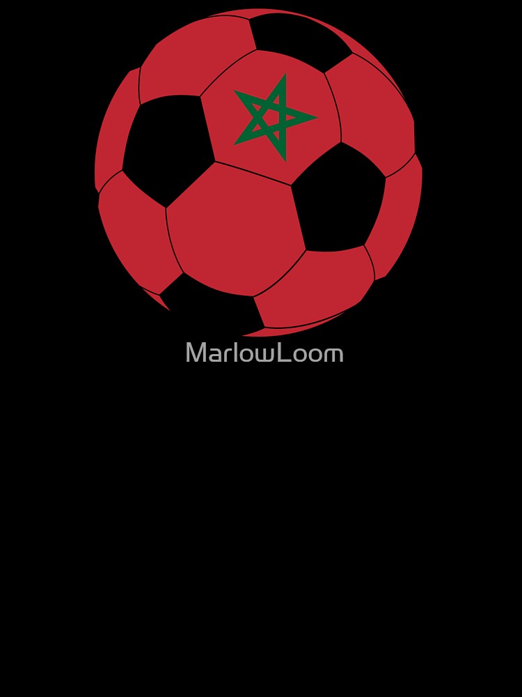 Morocco Football Morocco Gift Sport T-Shirt by MarlowLoom