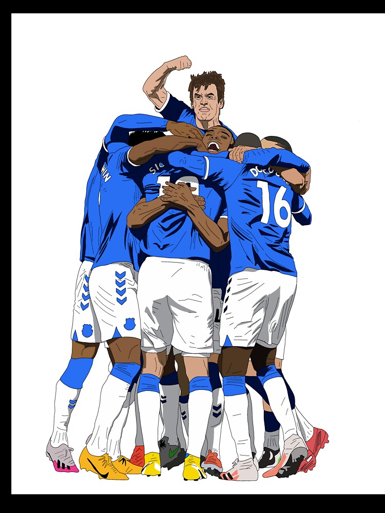 Liverpool 0 Everton 2 Celebrations by TheSportsDraw