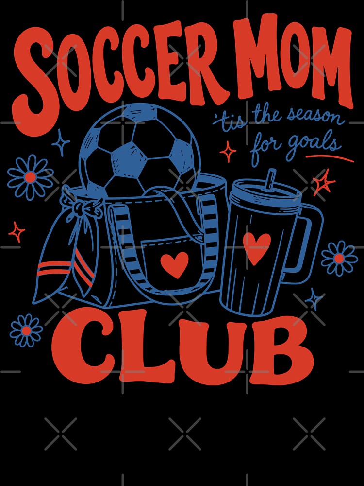 Soccer Moms Club Game Day Baller Mom Mothers Day by gunaone-design
