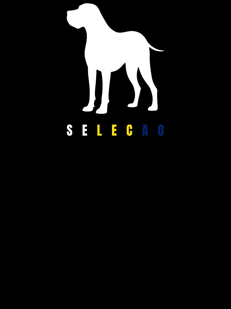 Fila Brasileiro Brazil Soccer Tournament Silhouette (For Dark Apparel) by TailPrints