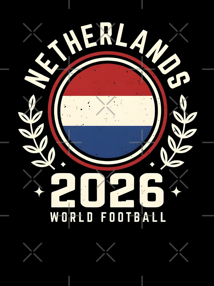 Netherlands Oranje 2026 | Vintage Football Supporter by dudelinart