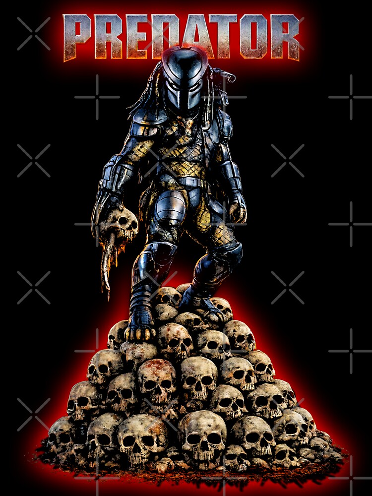Predator skull pile by American Artist Designs