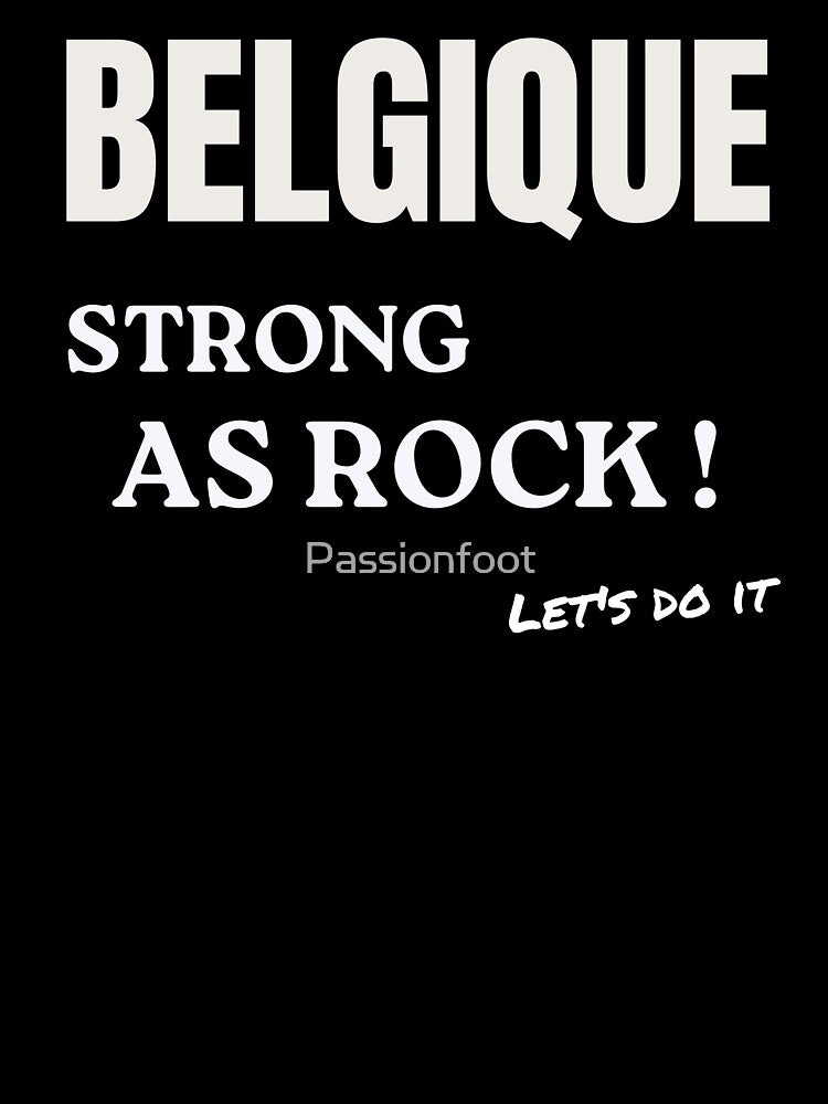 Belgium strong as rock supporter of the red devils by Passionfoot