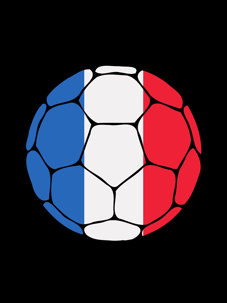 France Flag Soccer Ball by ehgraphics15