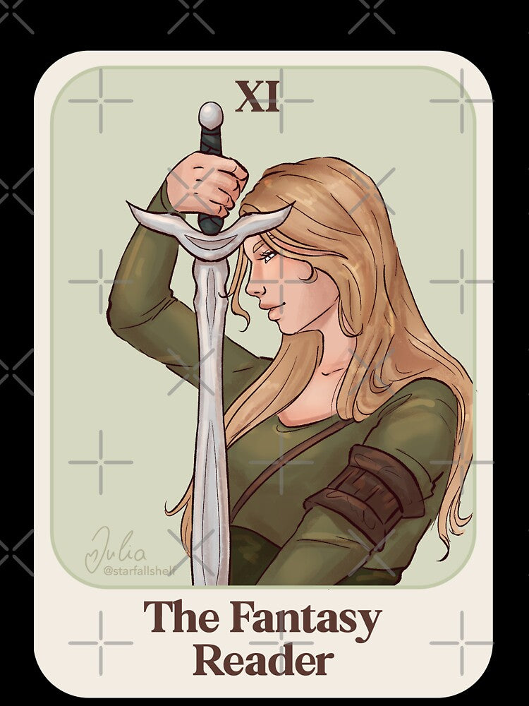 The Fantasy Reader Tarot Card by starfallshelf1