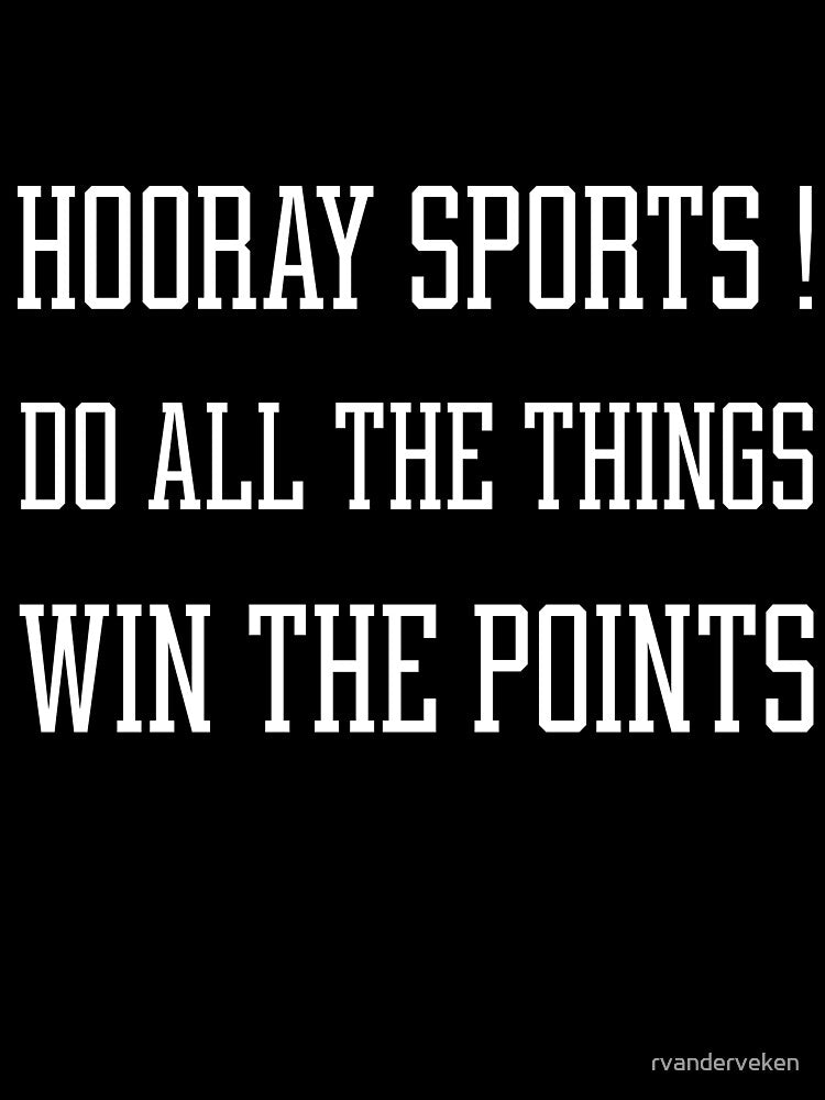 Hooray Sports Shirt | Funny Soccer Mom Tee | Game Day Gift | Sports Parent Crewneck by rvanderveken