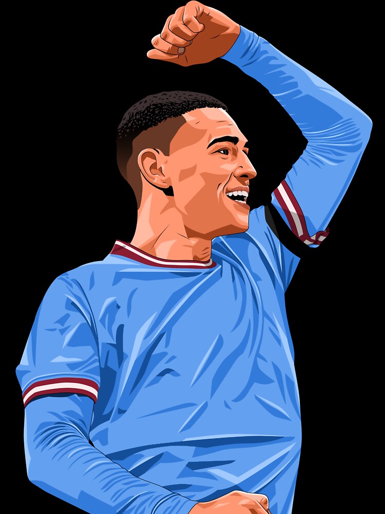 Phil Foden celebration goal by ADES-VECTOR