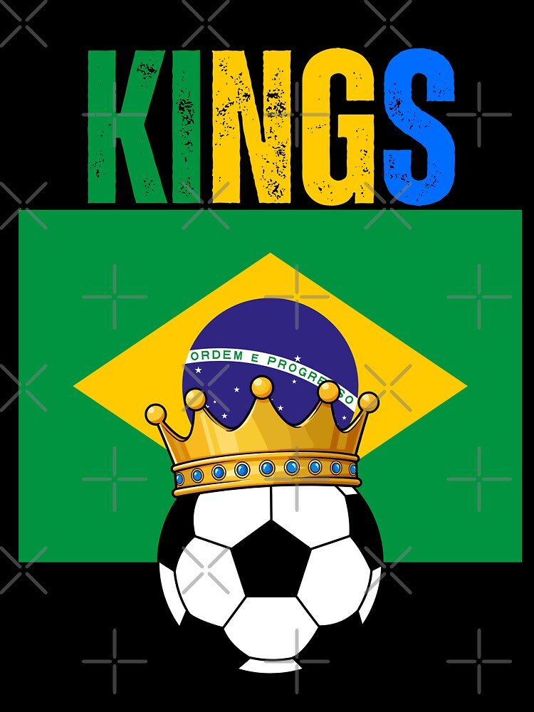 Brazil Kings of Football Soccer Fan Design by Karim-Karem
