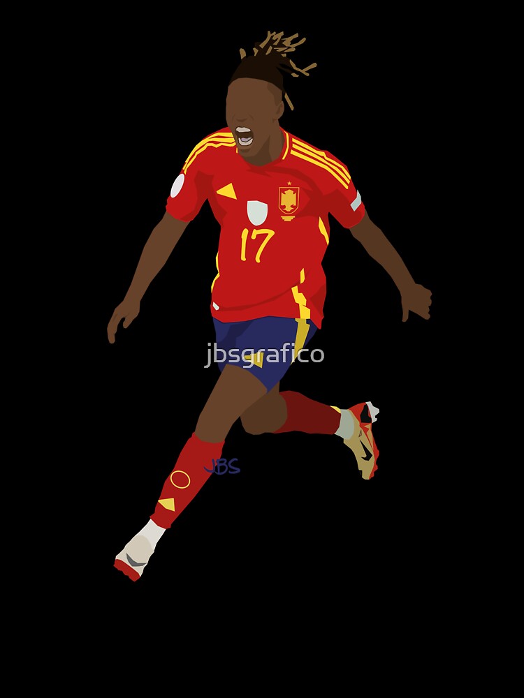 Nico Williams goal vs England by jbsgrafico
