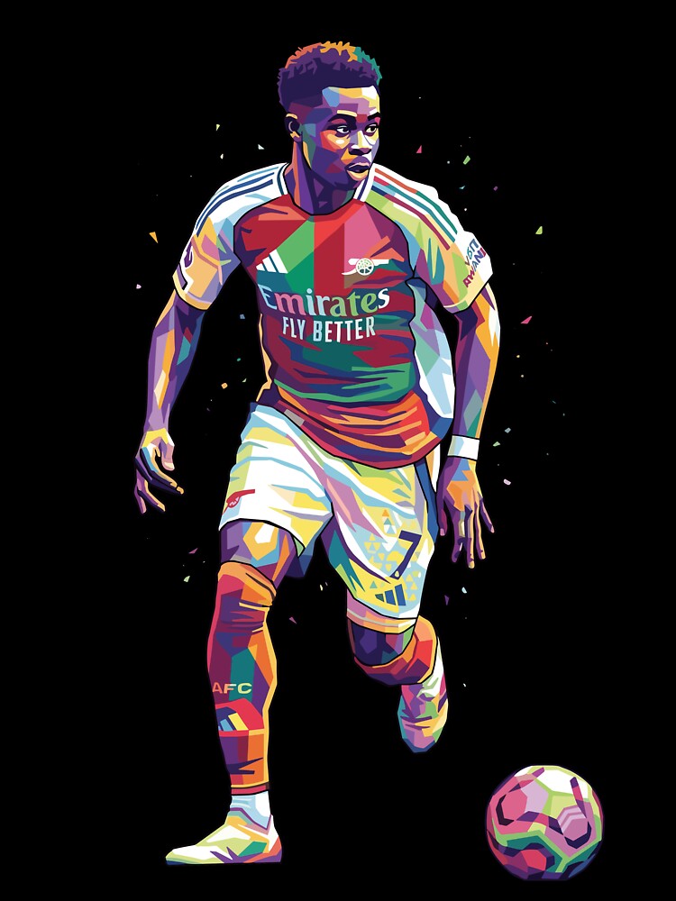 Bukayo Saka Celebration by princejolin