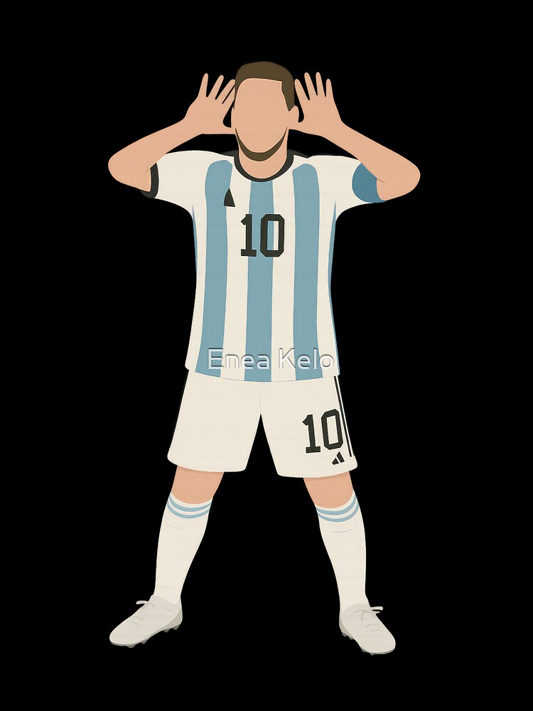 Leo Messi World Cup Celebration by Enea Kelo