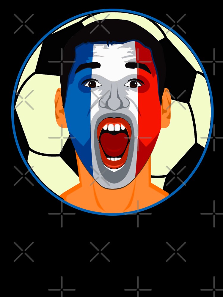Portrait of a French football player by Astralia