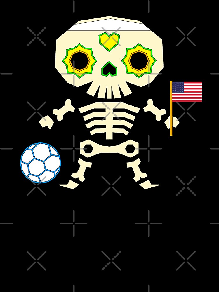 Soccer Team USA Calaverita Sugar by the Zarock Shop