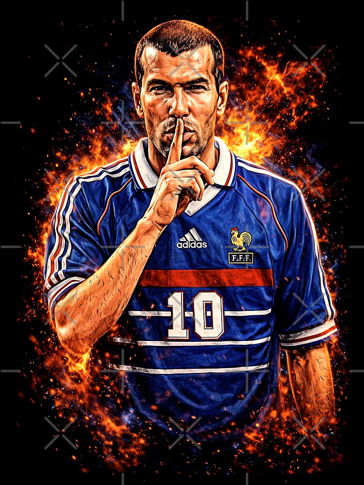 Zidane Football Legend Pride by Not Hugo
