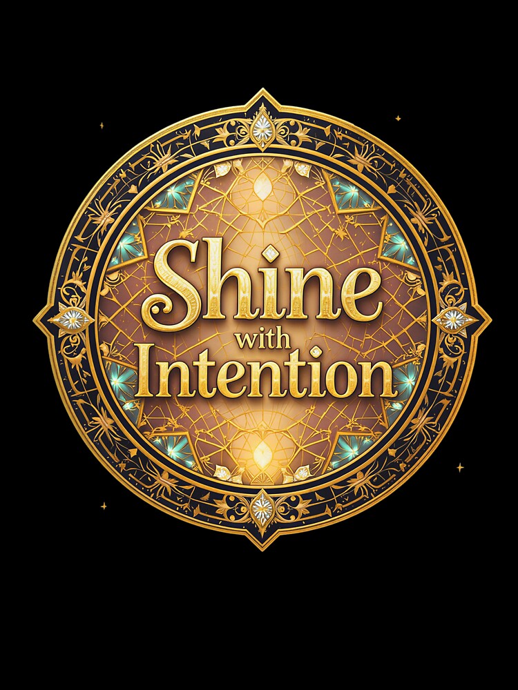 Elegant Art Deco Shine with Intention by AQUILAKREO