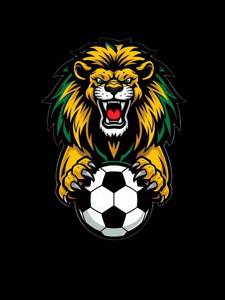 Senegal Lion Soccer Graphic | 2026 Senegalese Football Fan Design | Teranga Pride Style by YASboutik