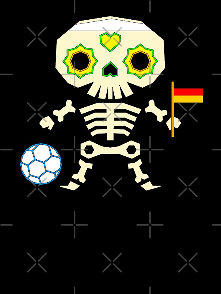 Soccer Team Germany Calaverita Sugar by the Zarock Shop