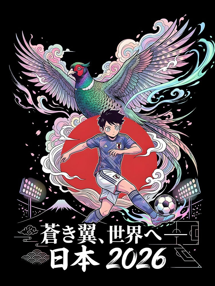 Blue Samurai Japan Anime Soccer World Cup 2026 by VoidAnimeStudio