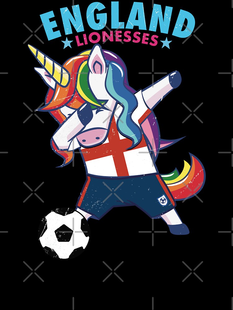 WOSO Dabbing Football Unicorn England - Womens Soccer by Numero14