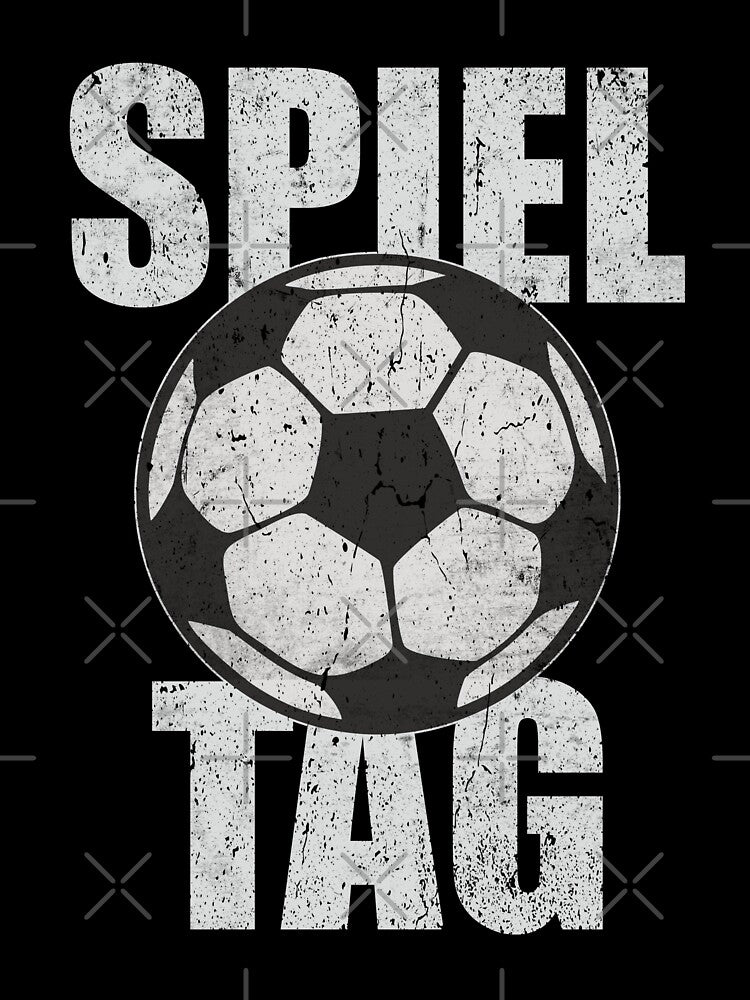 Vintage soccer game day fan and player by Dirk4171