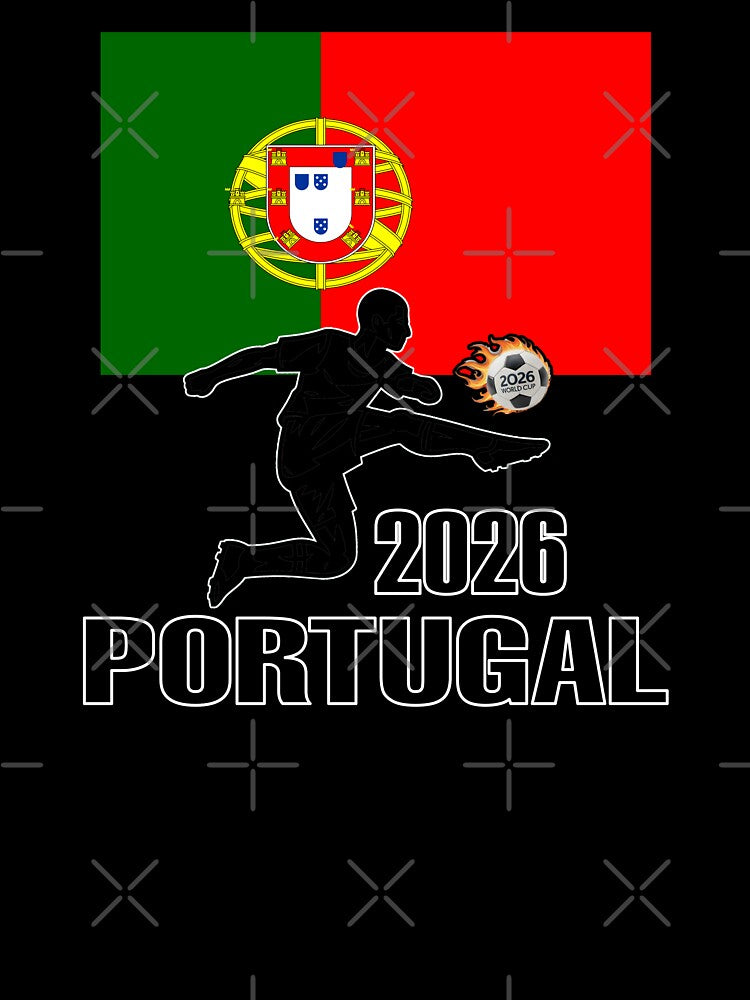 Portugal Soccer T-shirt 2026 by benchpod47
