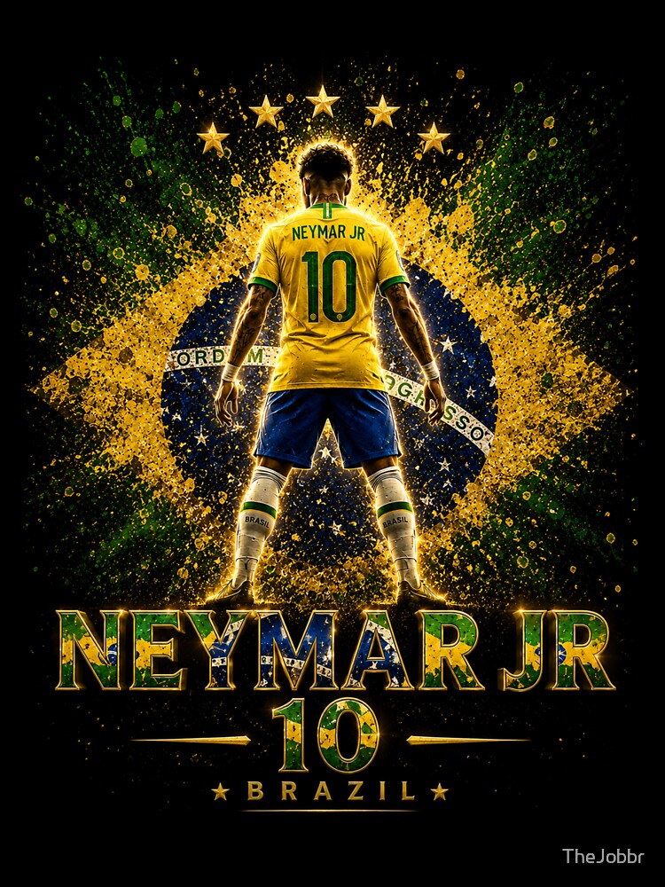 Neymar Jr Brazil Football Inspired Design Collection by TheJobbr