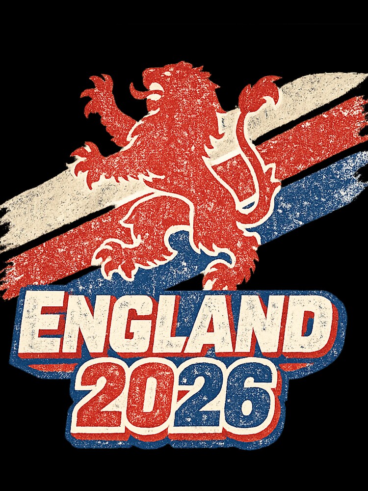 England 2026 – Three Lions World Cup Retro by ArthUpscale