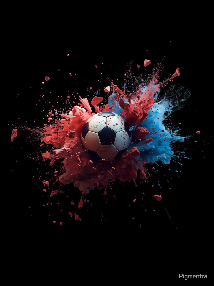 Explosive Soccer Impact – Game Day Football Design by Pigmentra