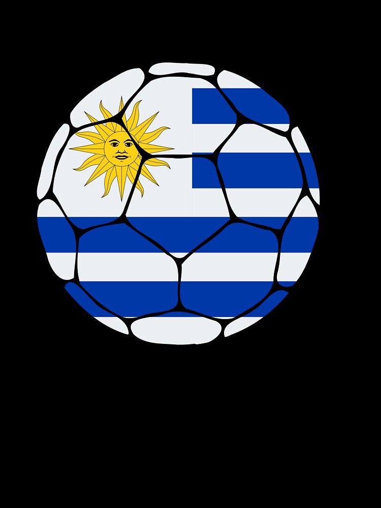 Uruguay Soccer Ball by ehgraphics15