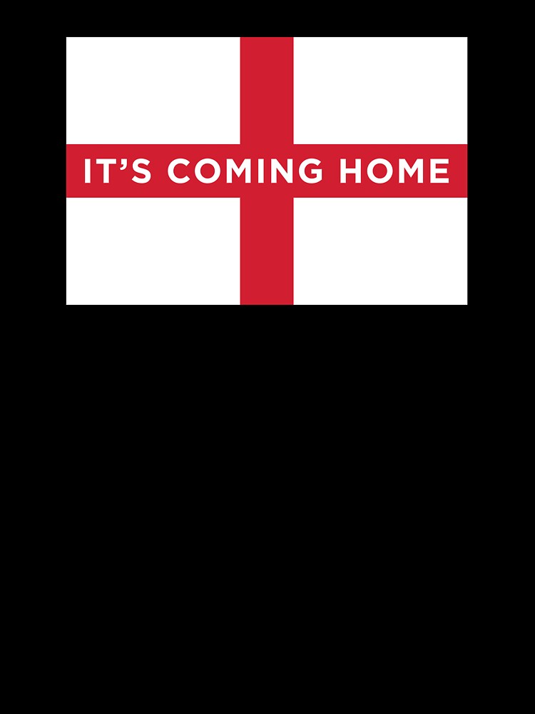 It's Coming Home England Flag (On Red) by STUDIO-72