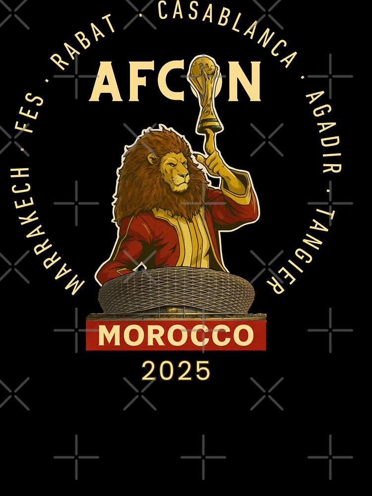 Atlas Lions AFCON 2025 Morocco • Prince Moulay Abdellah Stadium by InPrintedWord