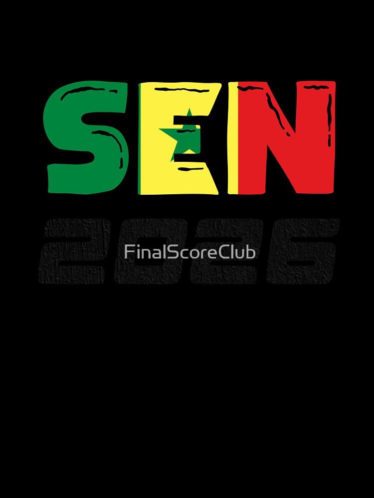 Senegal SEN 2026 Design by FinalScoreClub