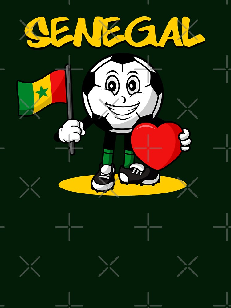 Cute Senegal Football Lover Design by Salukeart