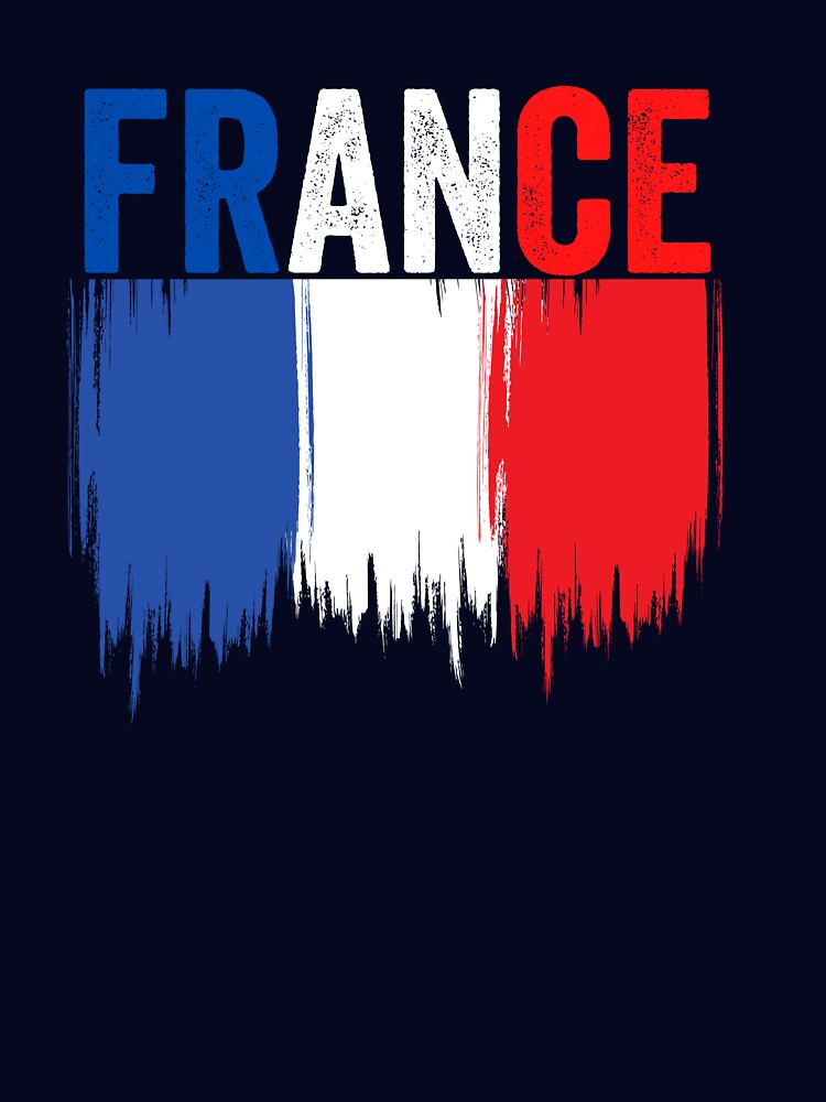 France.  French team supporter. France by All-The-Tees