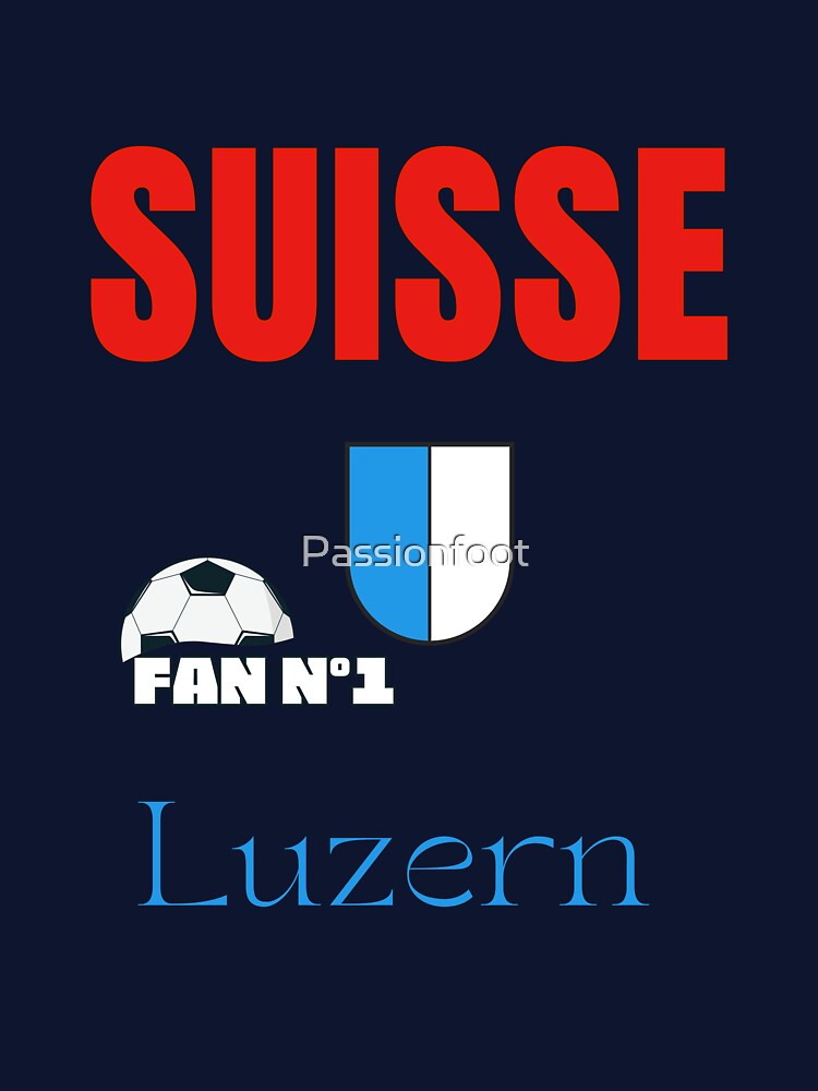Luzern fan Switzerland football-passion football by Passionfoot