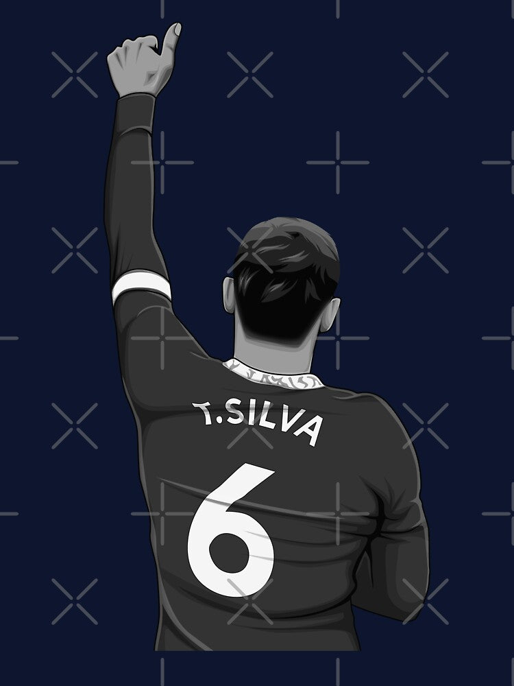 Thiago Silva Black and White Version by Aldduardo