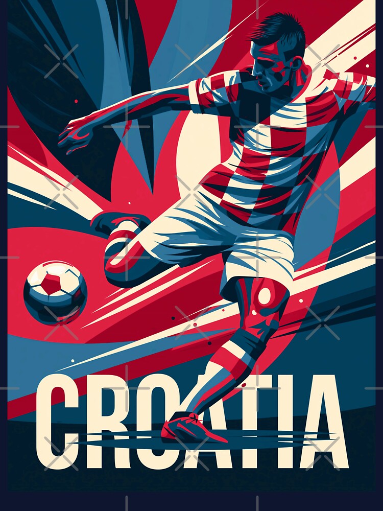 Croatia Soccer by StudioRedKoala