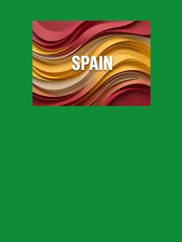 Spain Football Wave Design | Spanish Soccer Fan Minimal Artwork by Adham2001