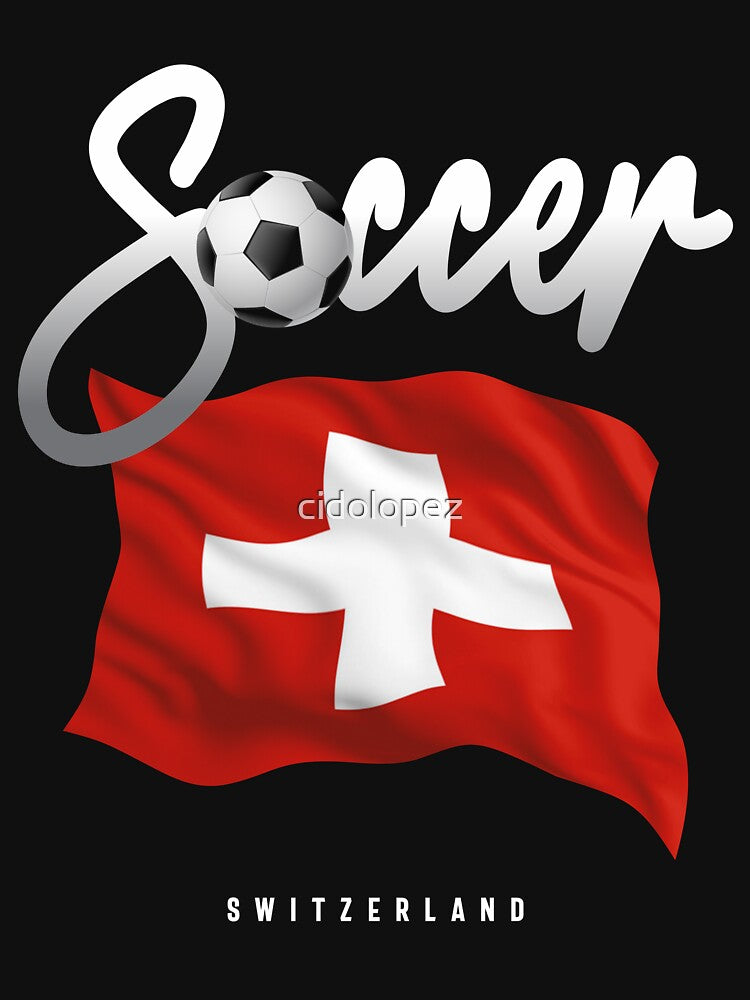 Switzerland Soccer - Swiss Flag by cidolopez